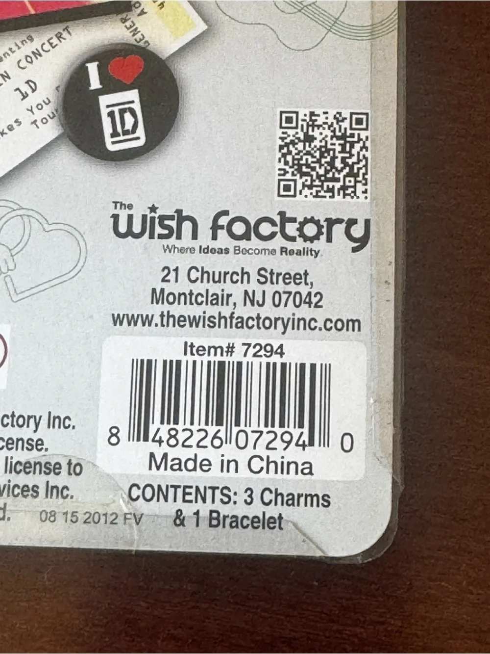 1D One Direction Pop Band Pink Charm Bracelet - I love Liam Design